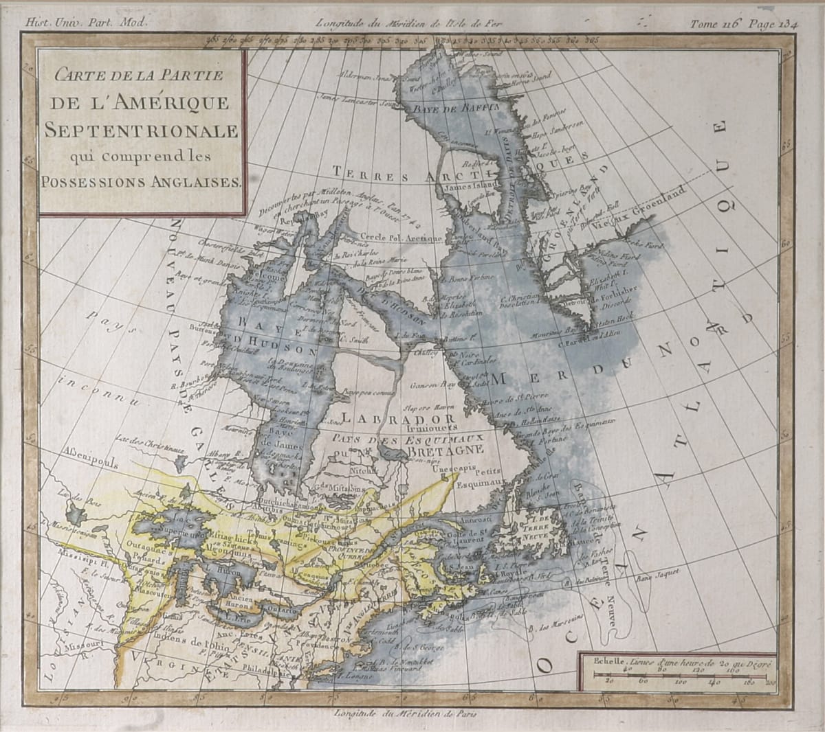 Carte de la Partie De l'Amerique by Anon 