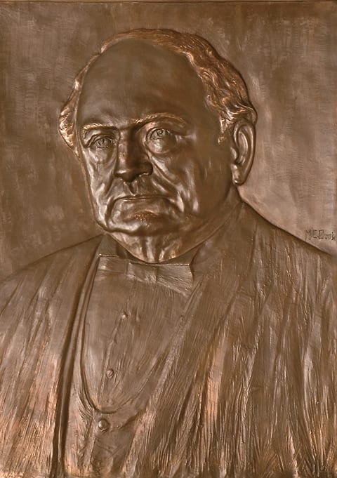Bronze Portrait of Supreme Court Justice Swayne by May Elizabeth Cook 