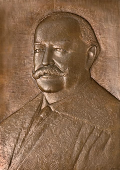 Bronze Portrait of President Taft by Erwin Frey 