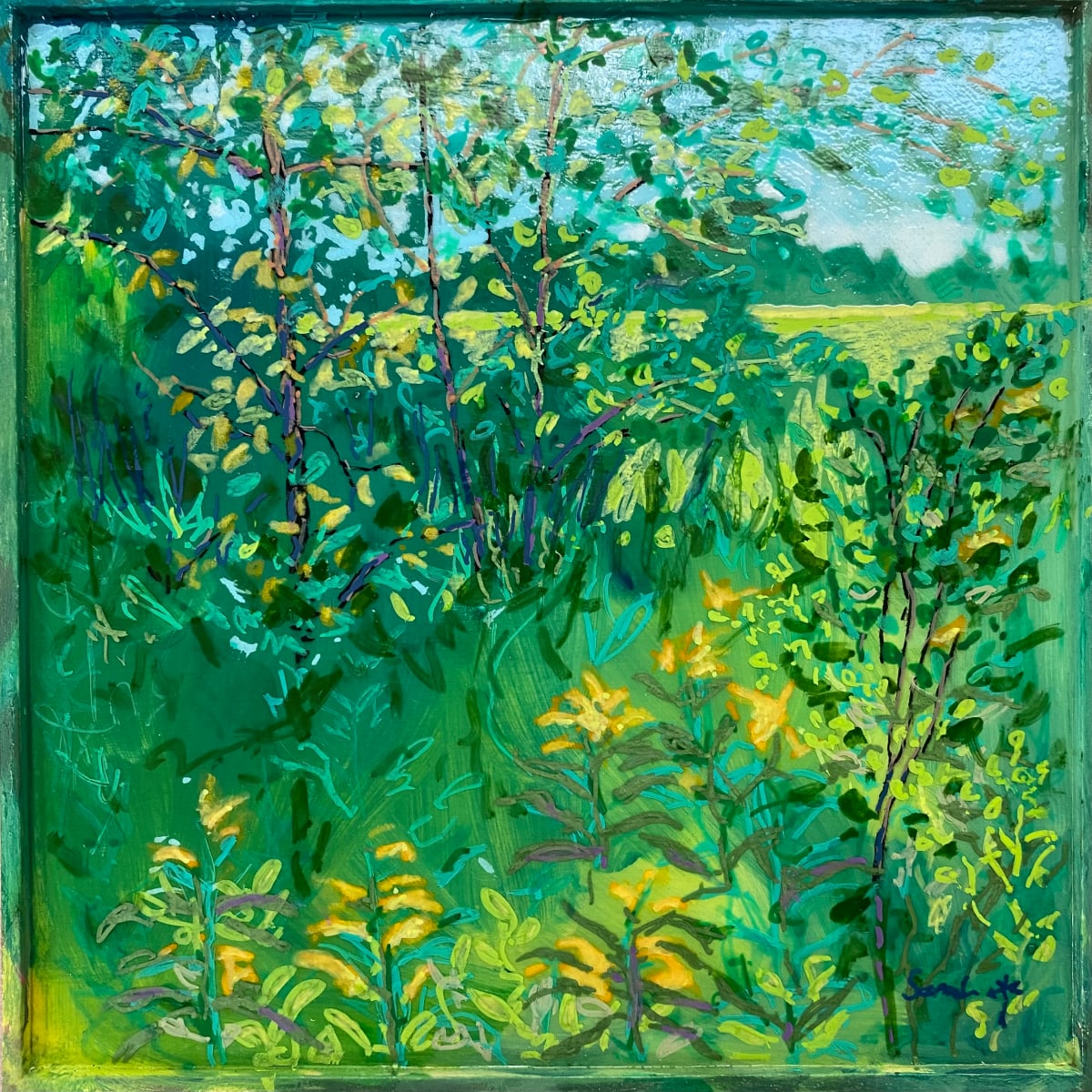 View Along the Tracks by Sarah Robinson 