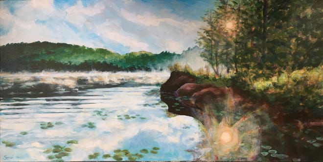 Dan's View, Bark Lake, Image 1.
