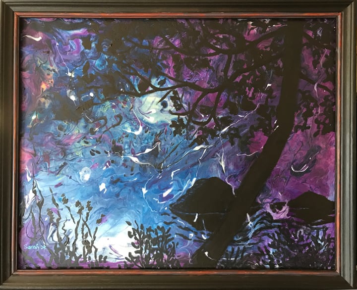 Fireflies over the Water, Image 1.