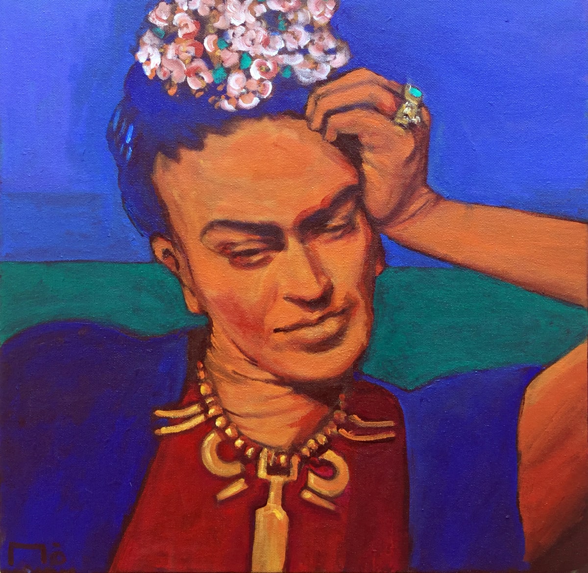 Frida with Necklace by MŌ 