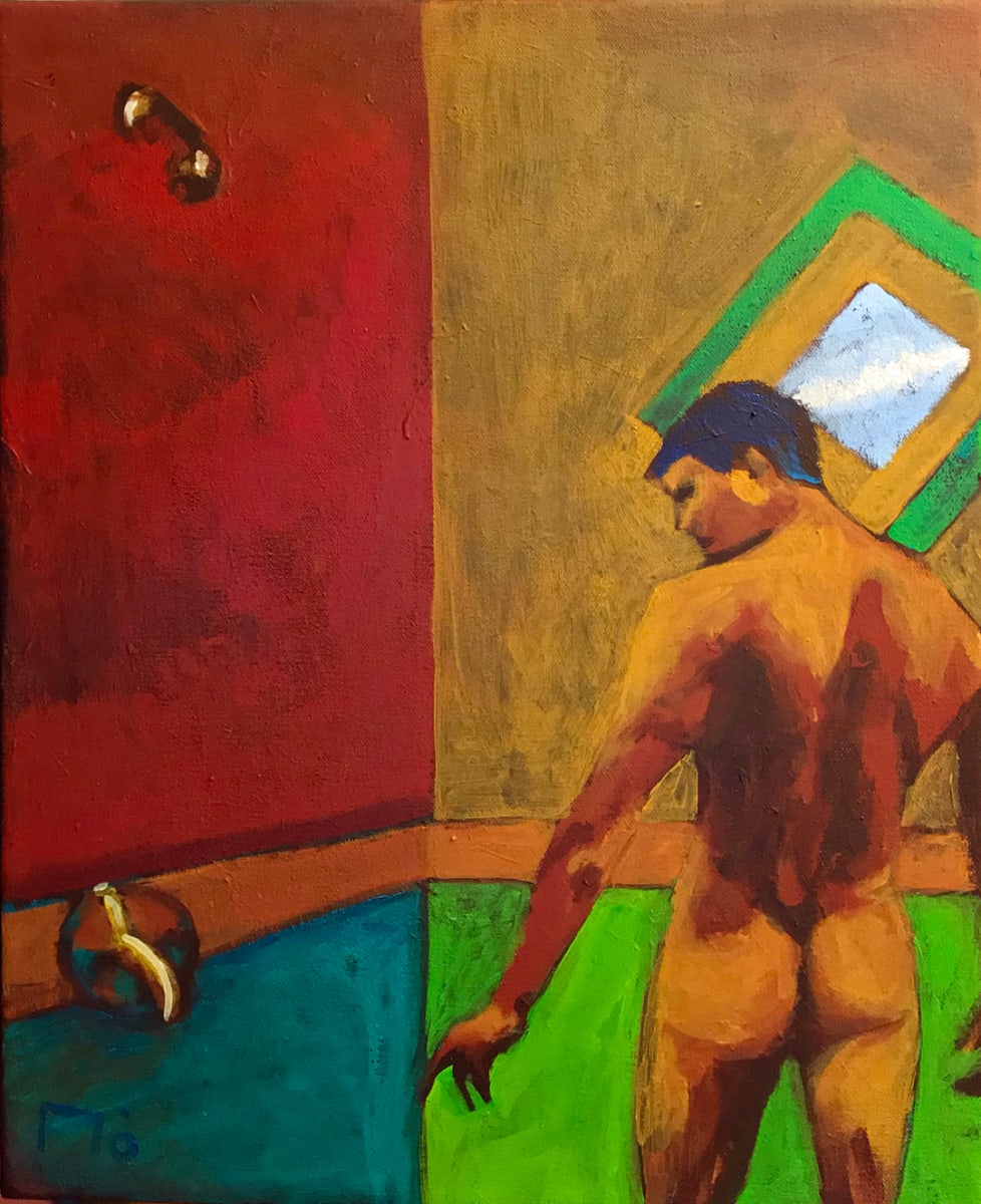 Man with Mirror 