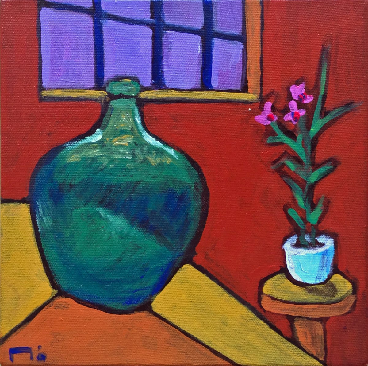 Bottle & Orchid, Image 1.
