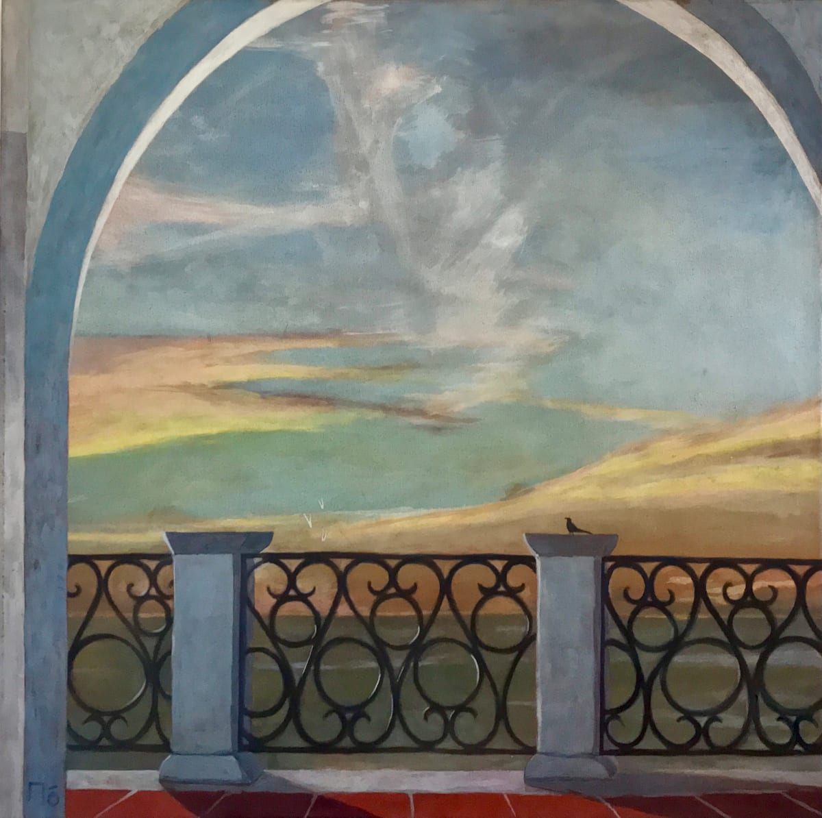 Le visiteur by Monique Crepault 