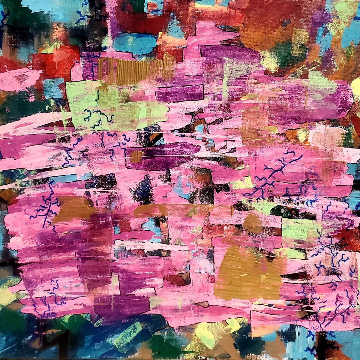 Pink in Blue, Image 1.