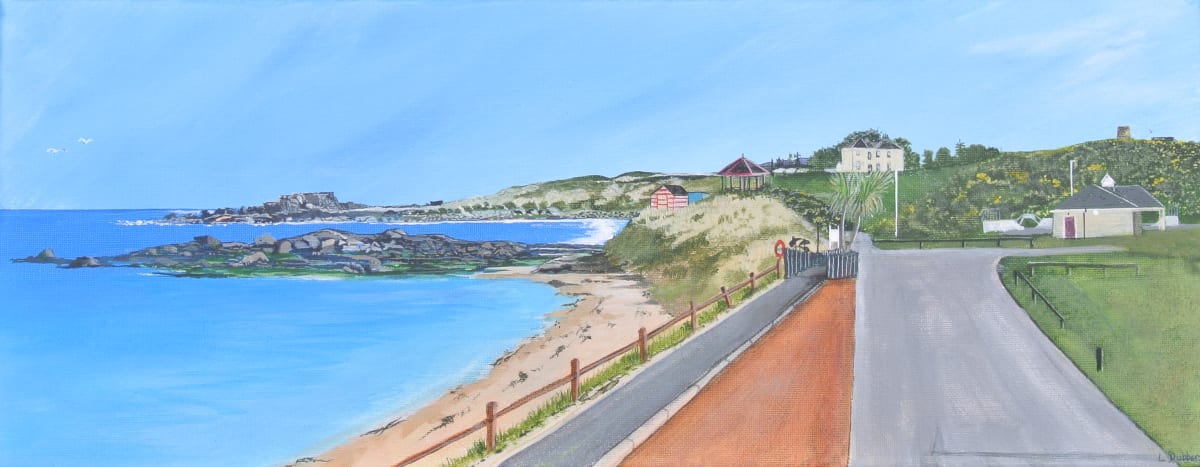 Hopeman Looking East by Lois Dubber 