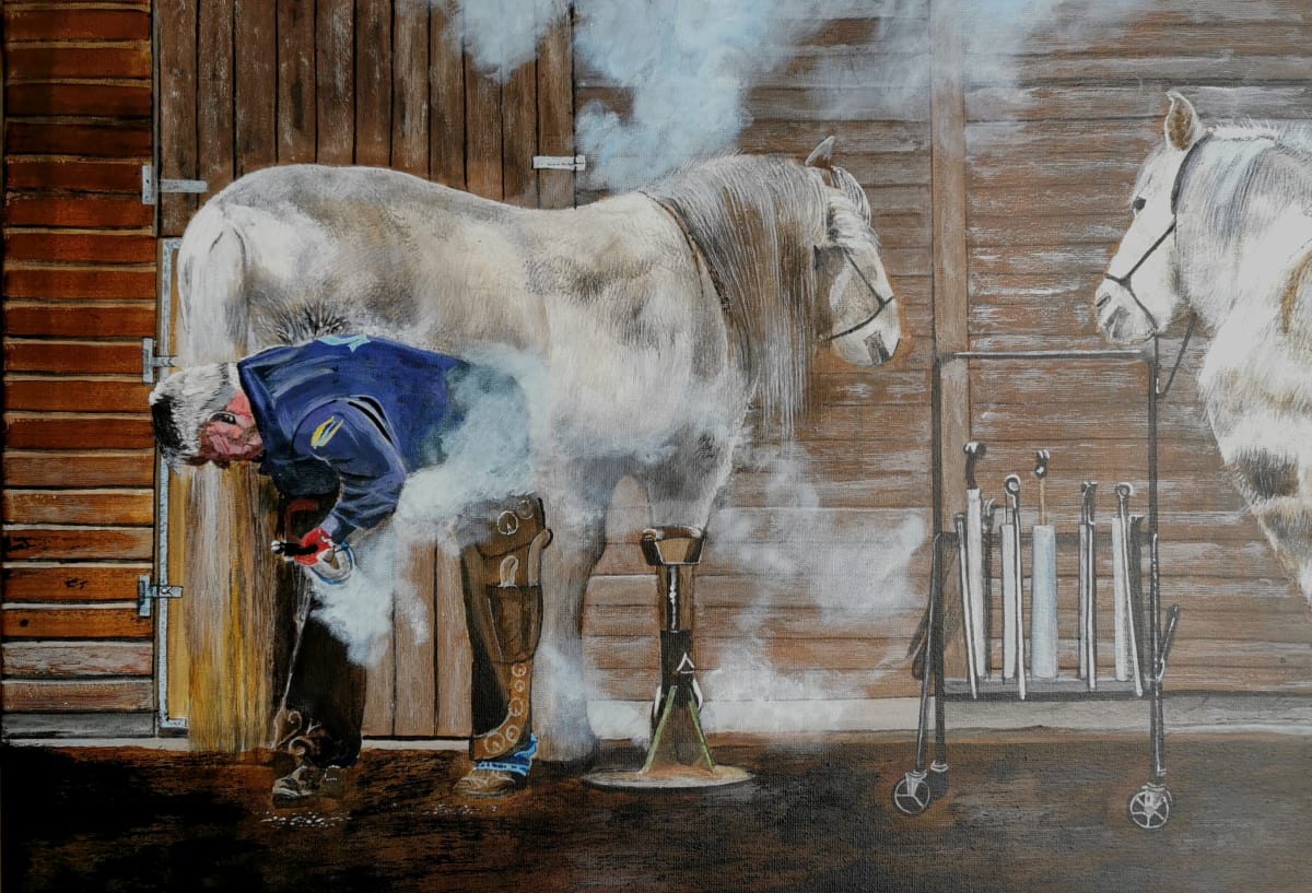 Lucky Horseshoe by Lois Dubber 