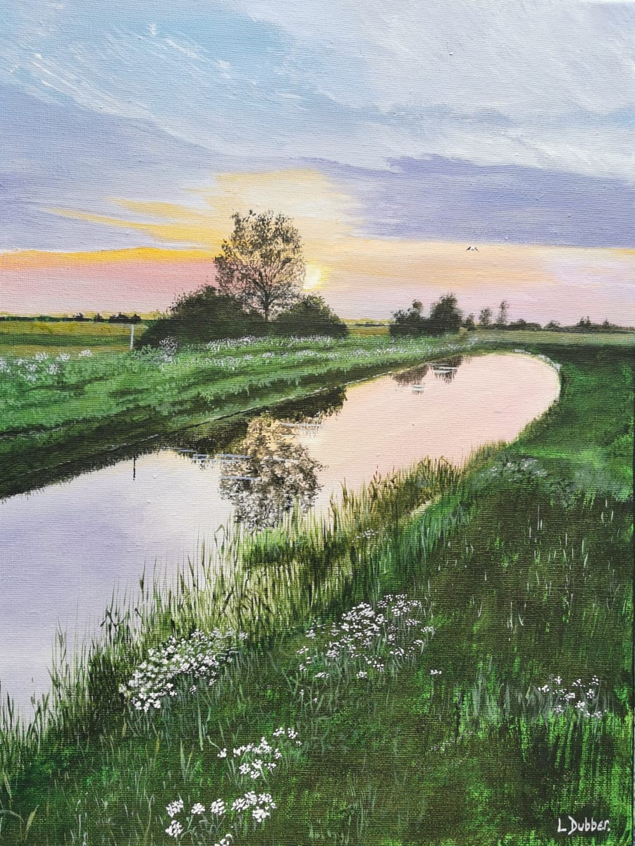 Sunset Reflections by Lois Dubber 