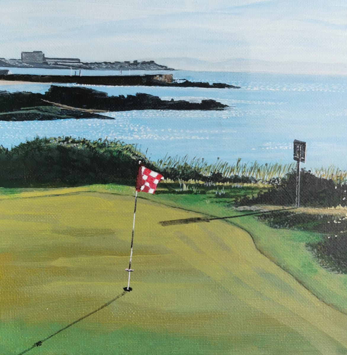 Three views from the Golf Course by Lois Dubber 
