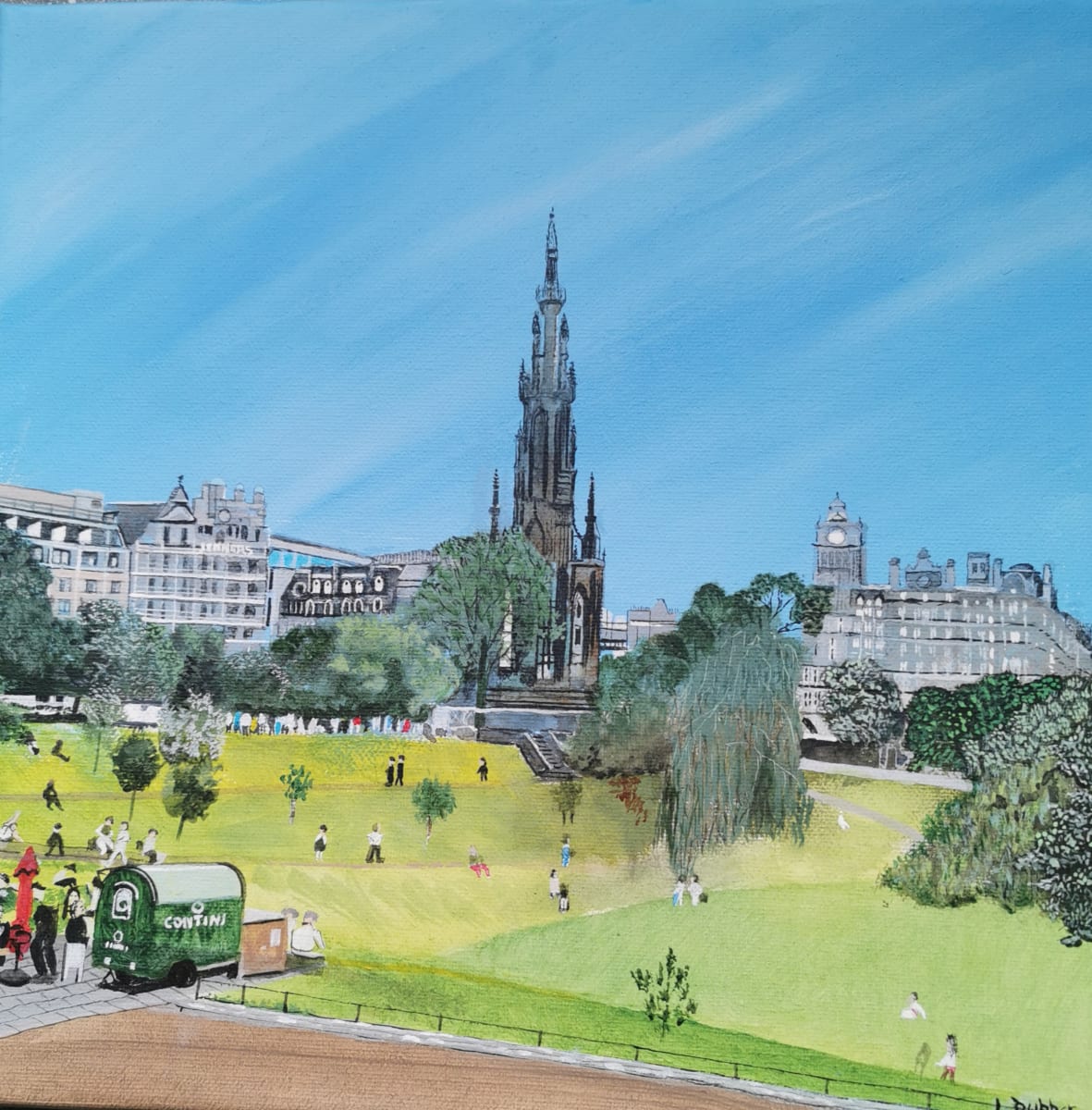 Summer in the capital by Lois Dubber 