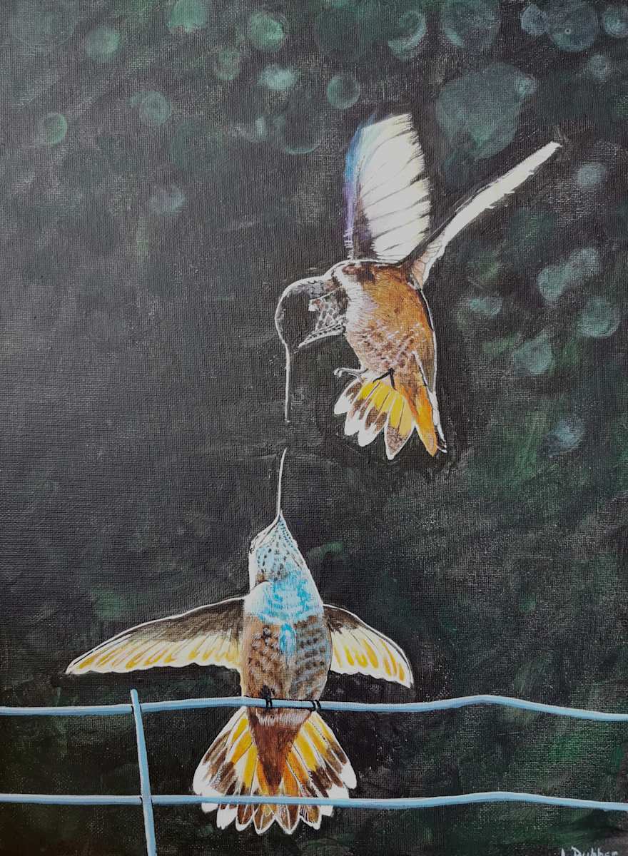Feeding time by Lois Dubber 