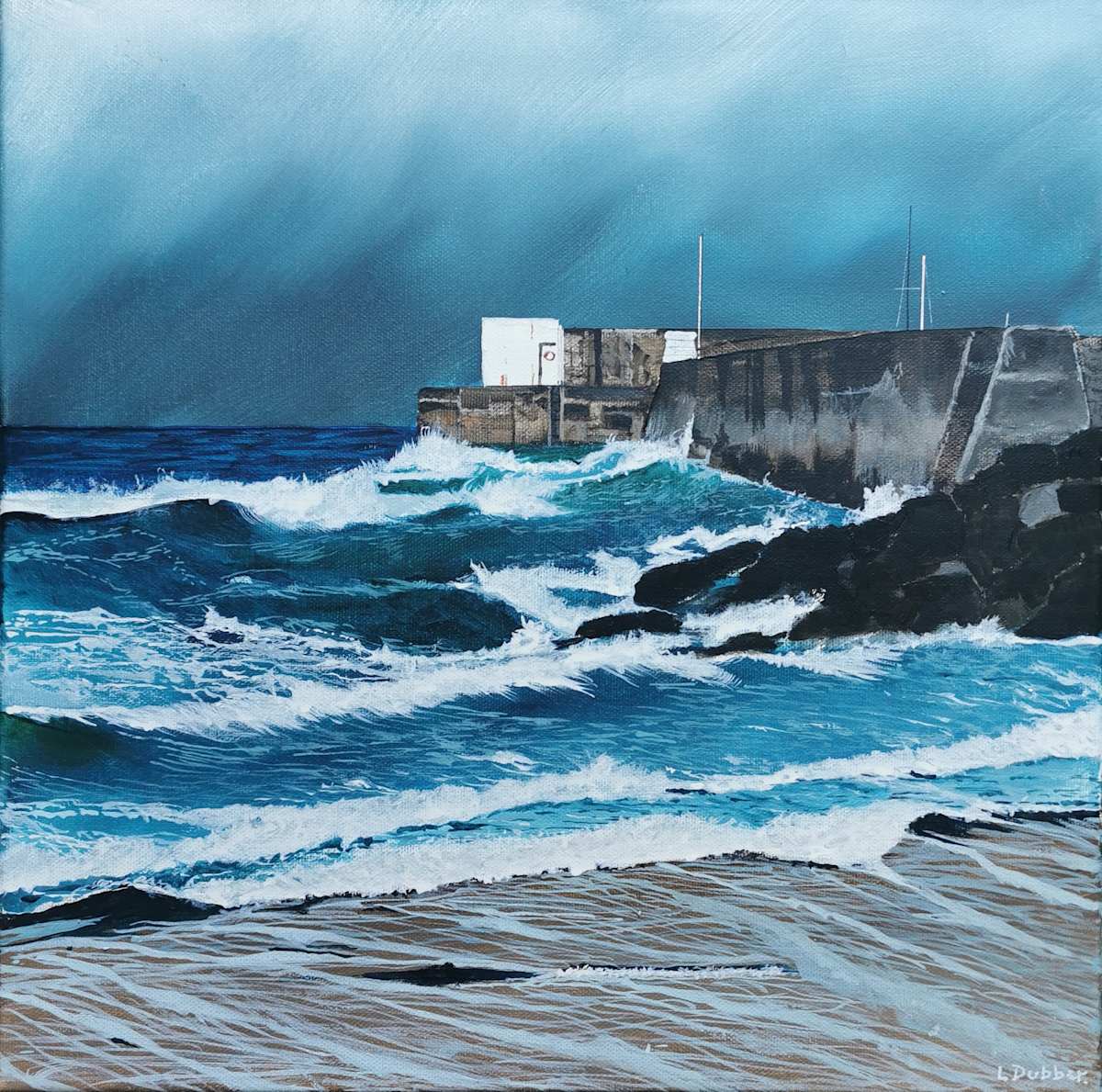 West Pier Swell by Lois Dubber 