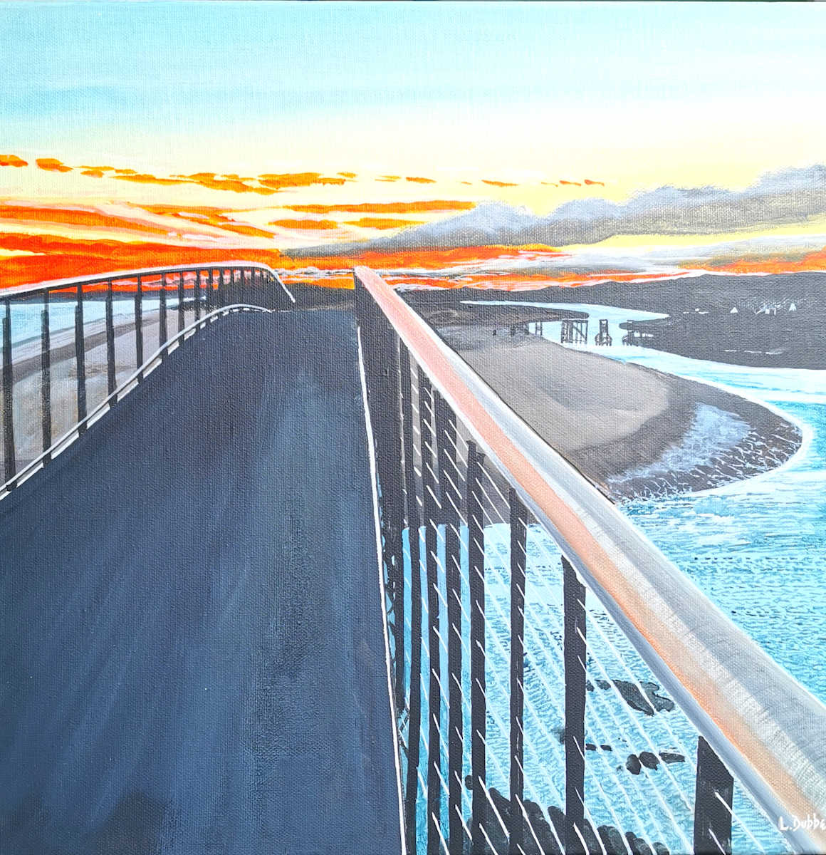 Lossie Bridge by Lois Dubber 