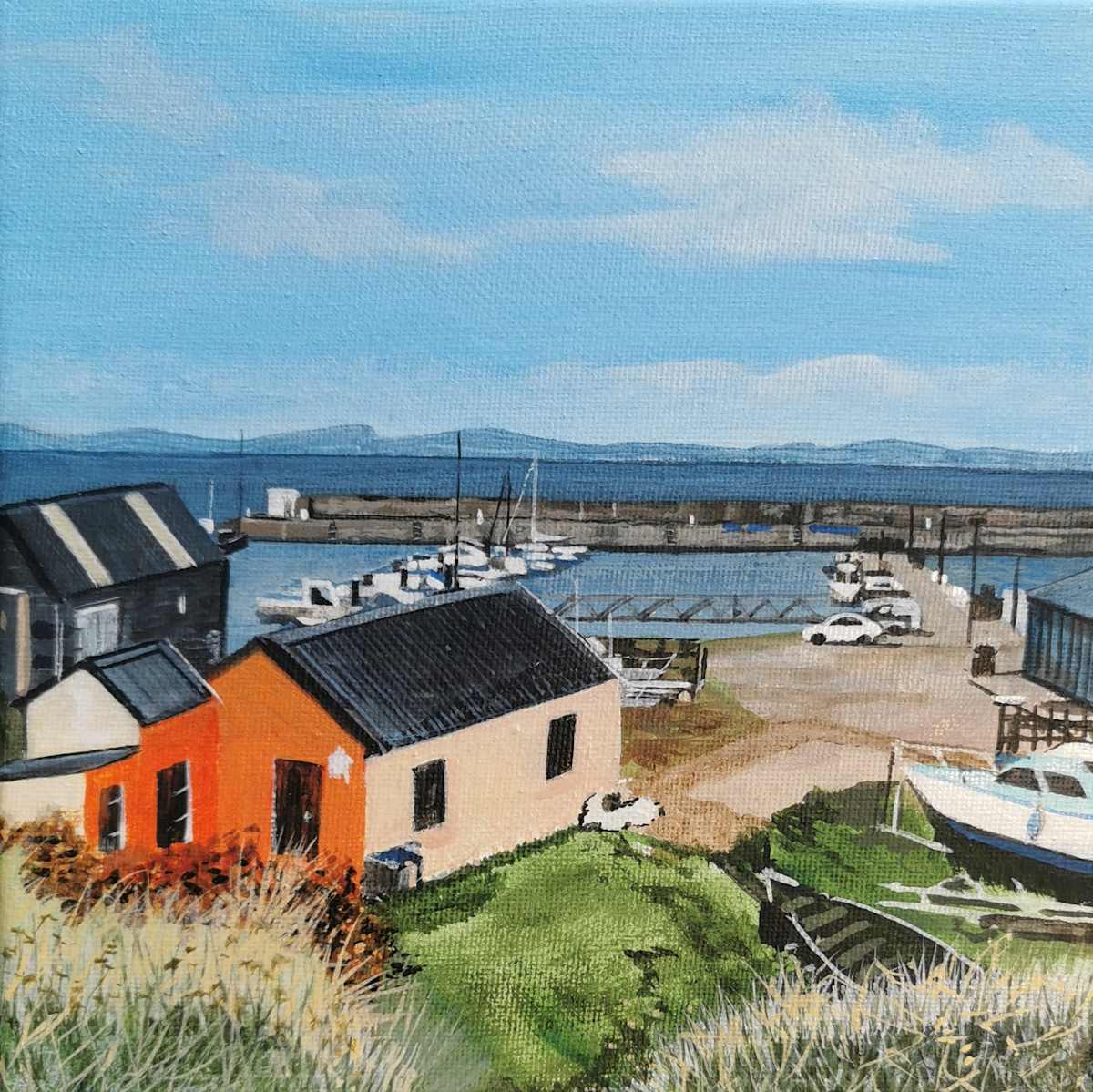 Hopeman Pier View by Lois Dubber 