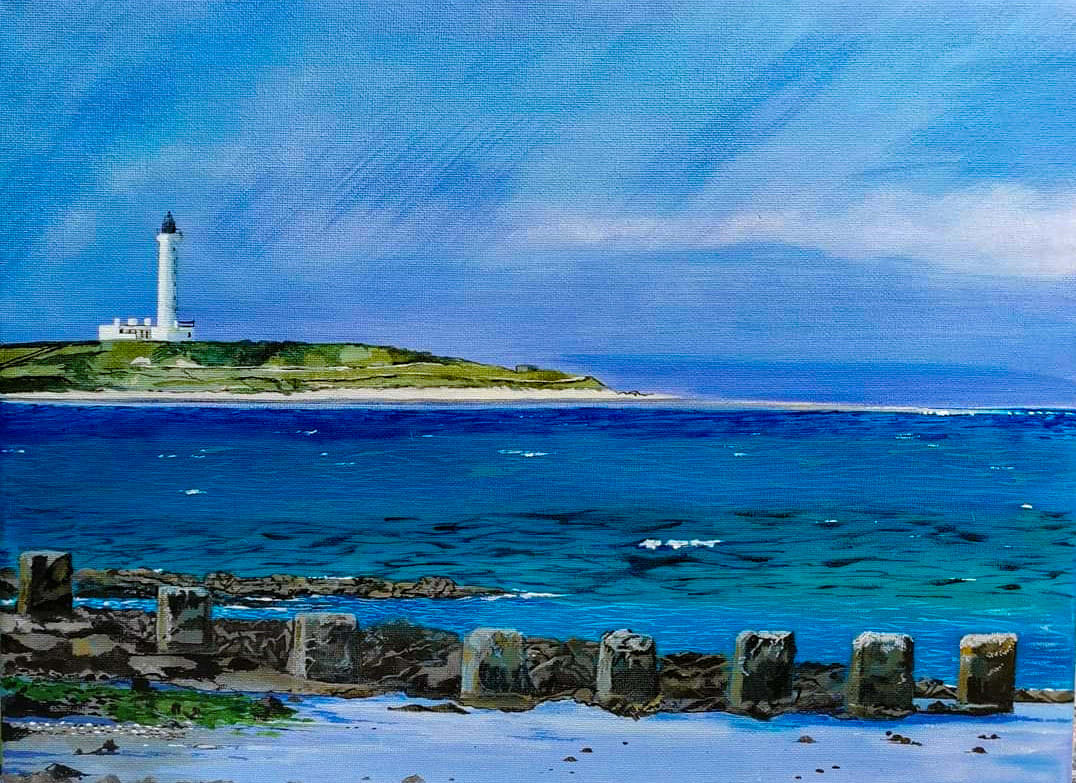 Lossie Lighthouse by Lois Dubber 