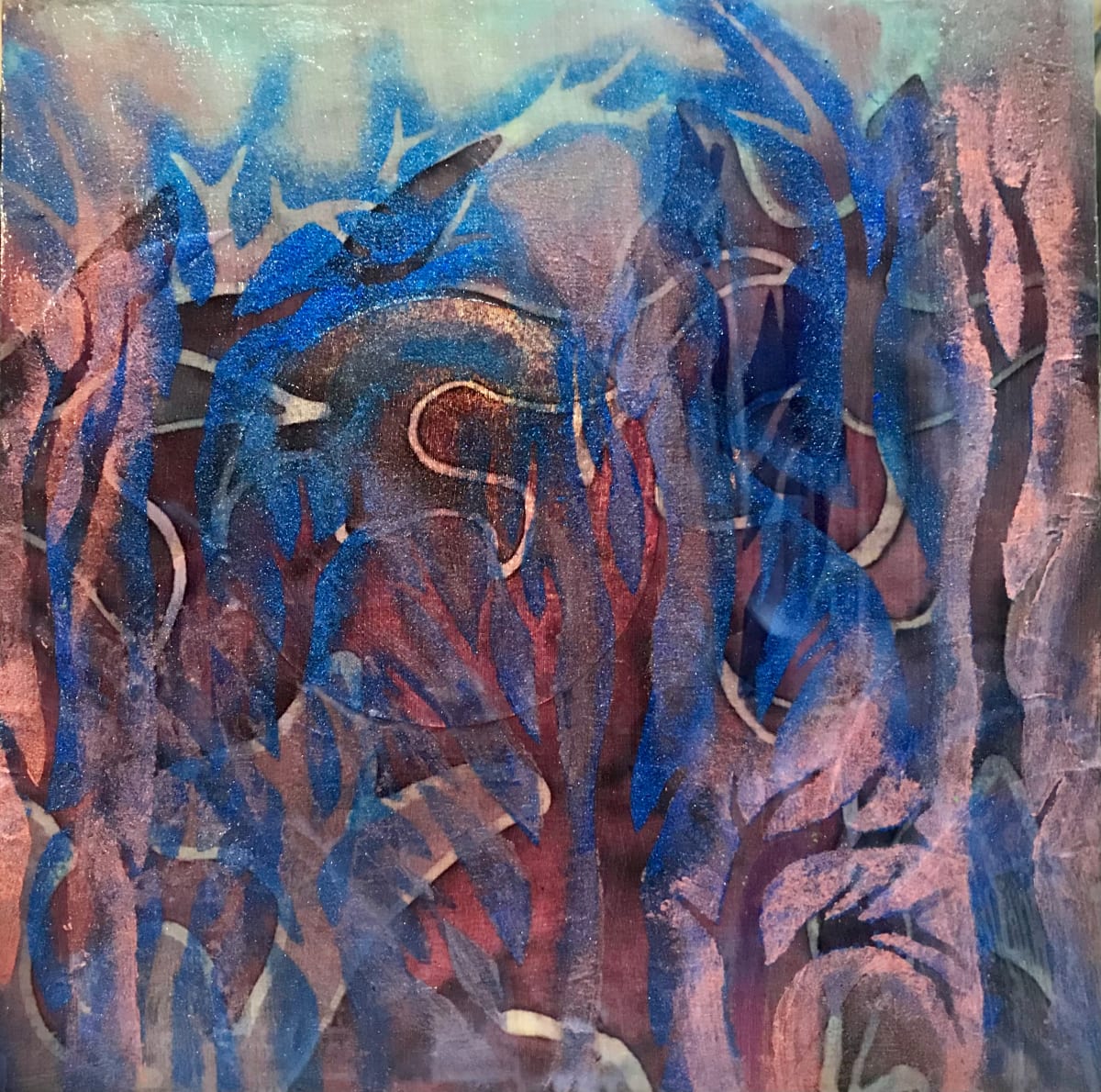 Moonlight Through the Trees 