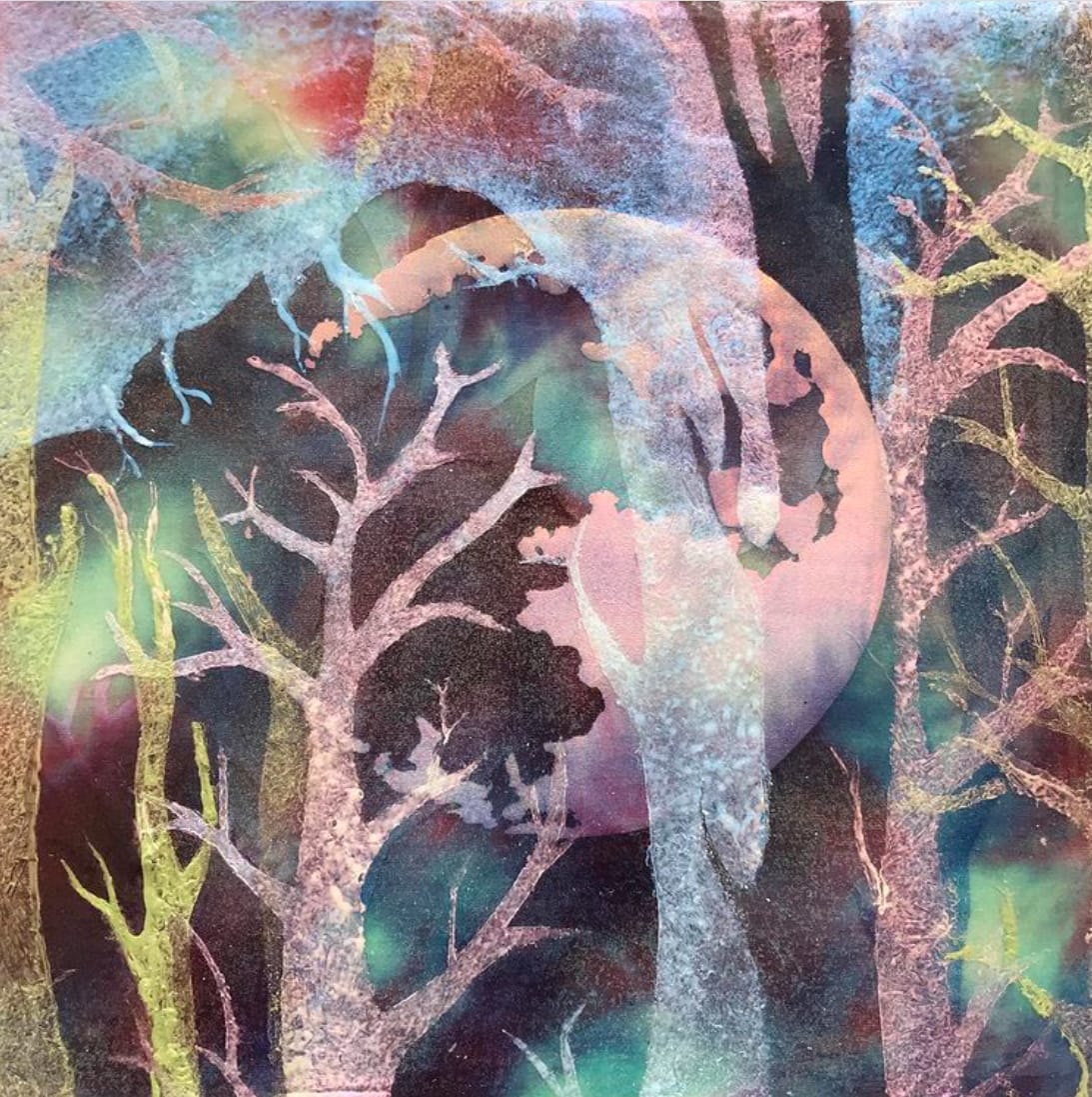 Moonlight Through the Trees by kirstin ilse 