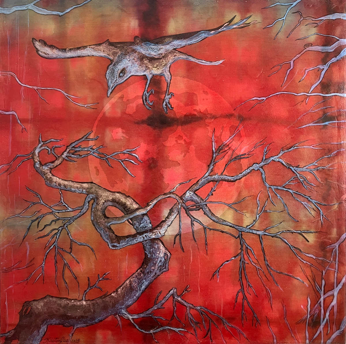 Moonlight Through the Trees 95 by kirstin ilse, Image 1.