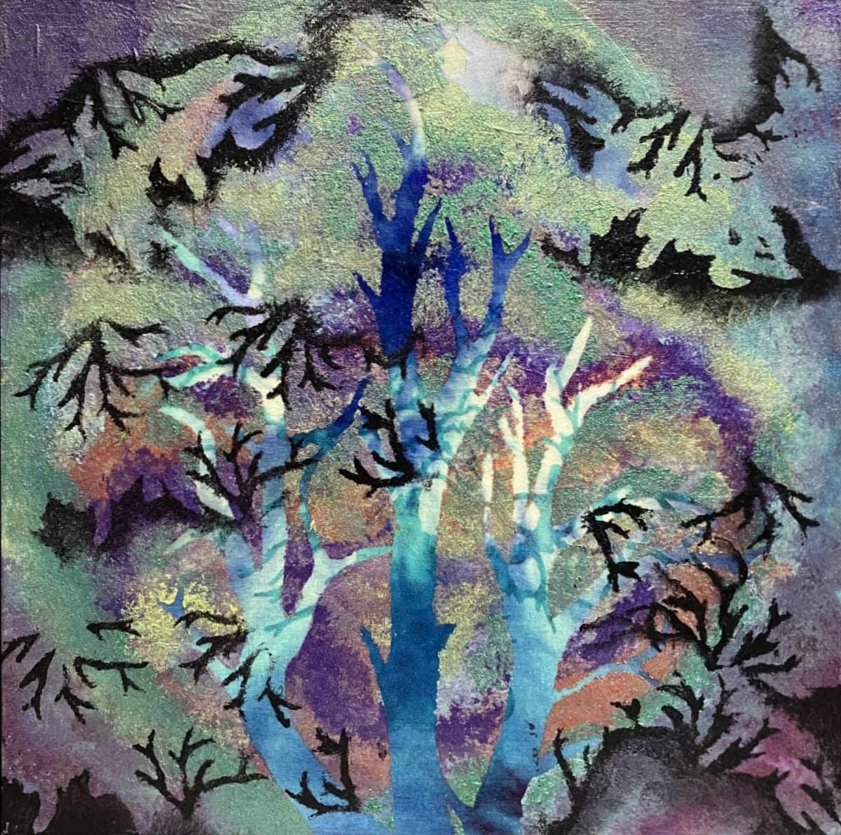 Moonlight Through the Trees 94 by kirstin ilse 