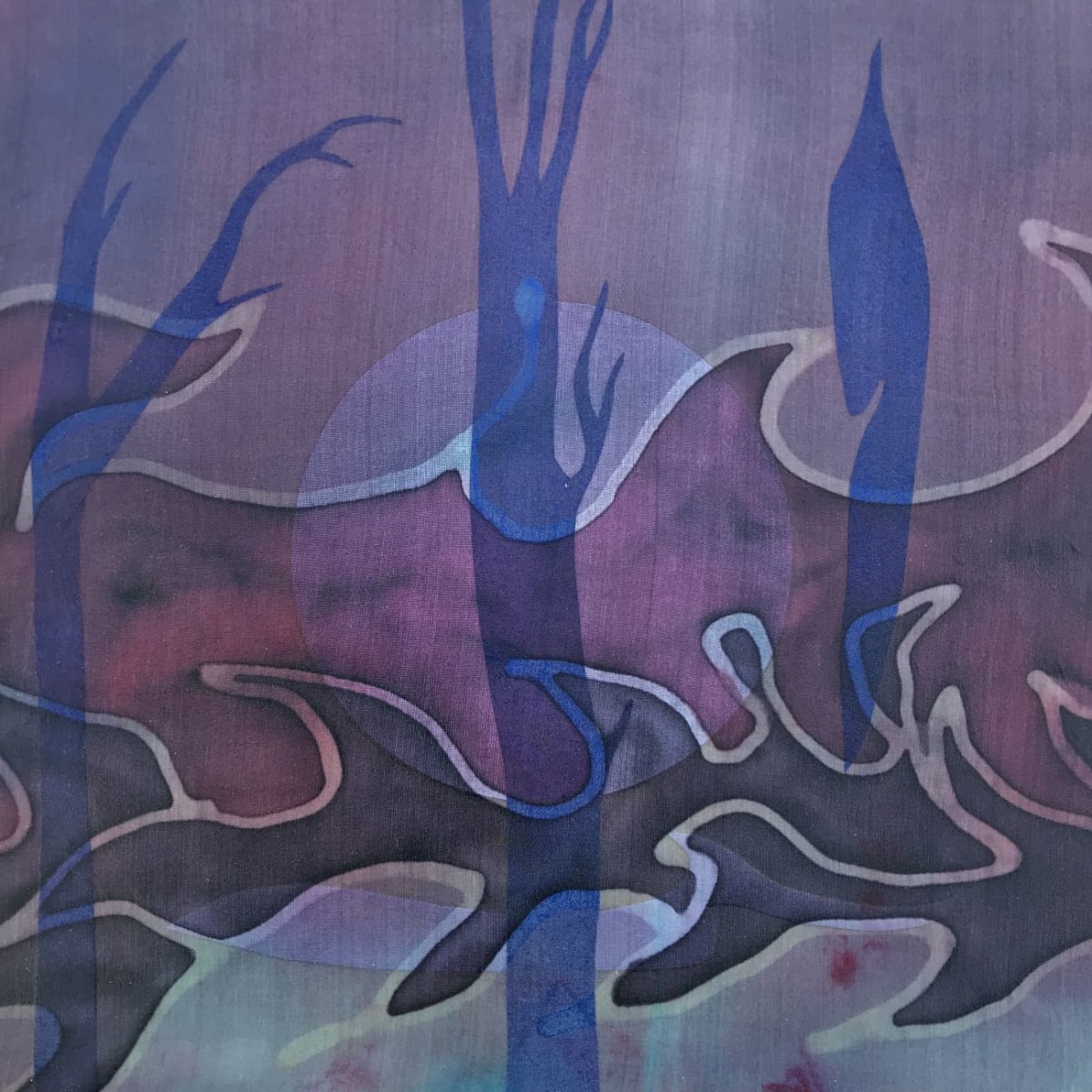 Moonlight Through the Woods (series of blood clots) 