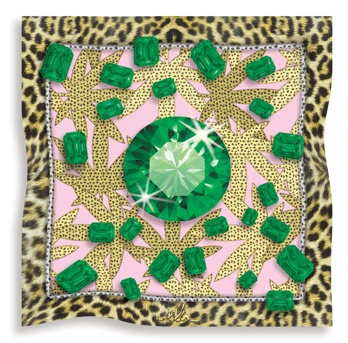 HAUTE HIGH ART SCARF by judith angerman, Image 1.