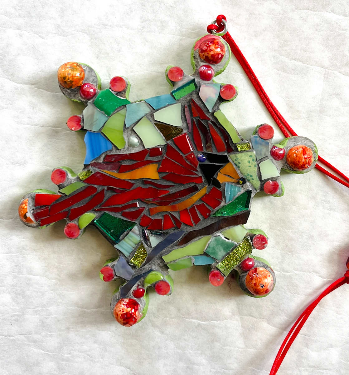 Cardinal Snowflake by Corinne McKeown, Image 1.