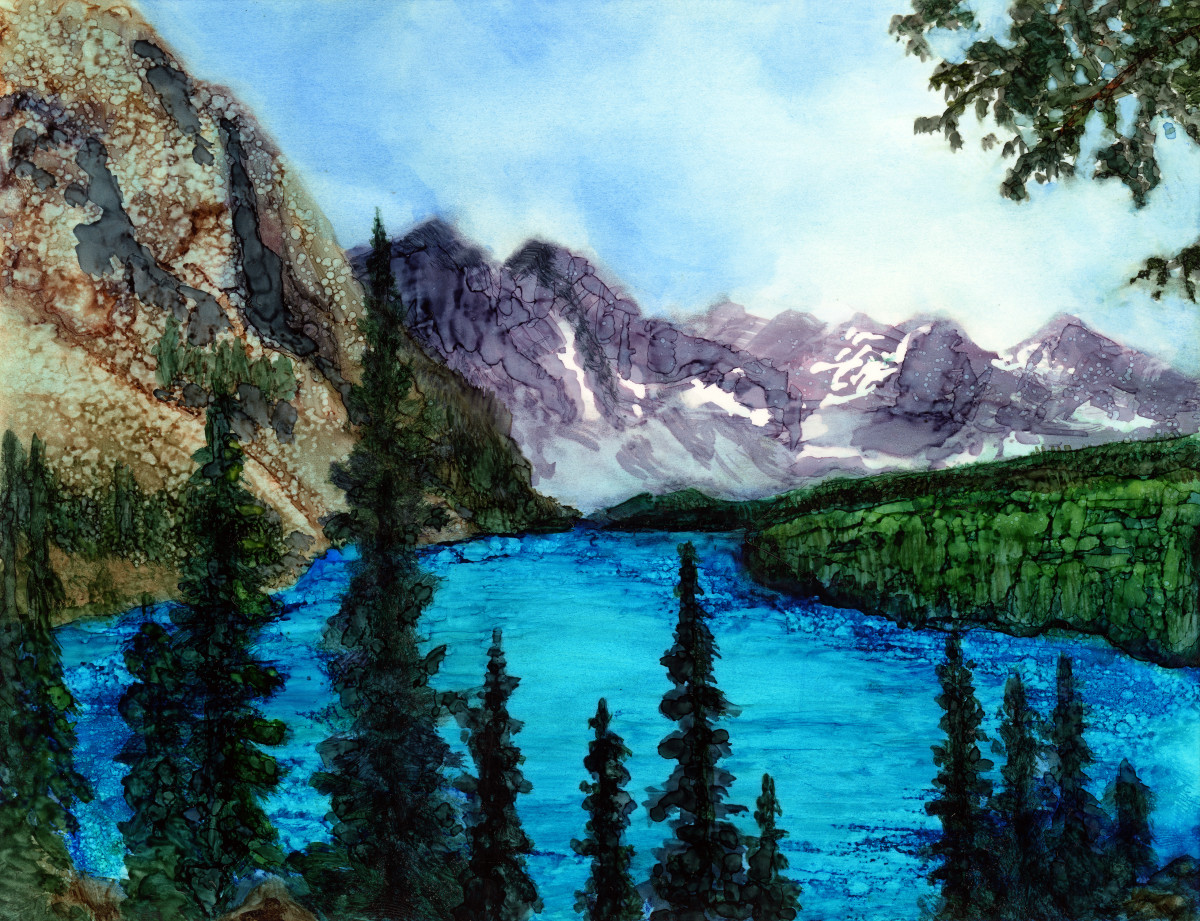 Mountain Vista by Leigh B Williams 