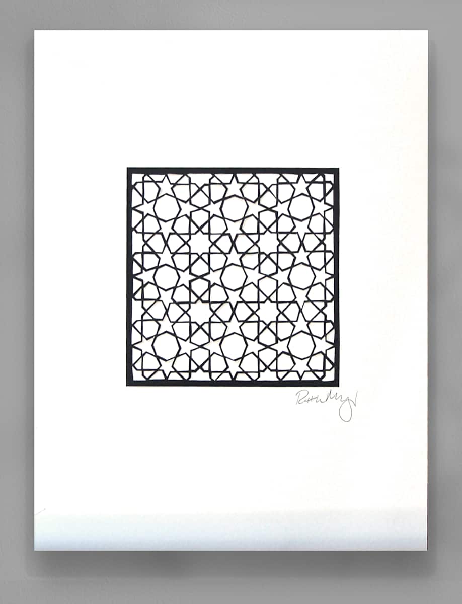 geometric silhouette by Ruth Becker 