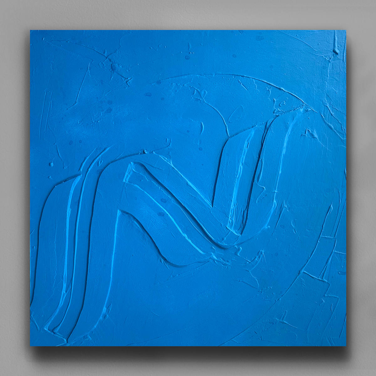 Blue texture study by Ruth Becker, Image 2.