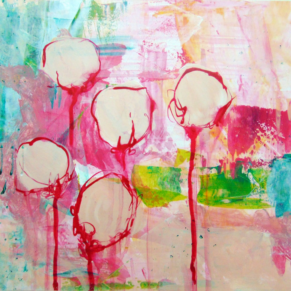 Dancing Among the Flowers by Patty DelValle 