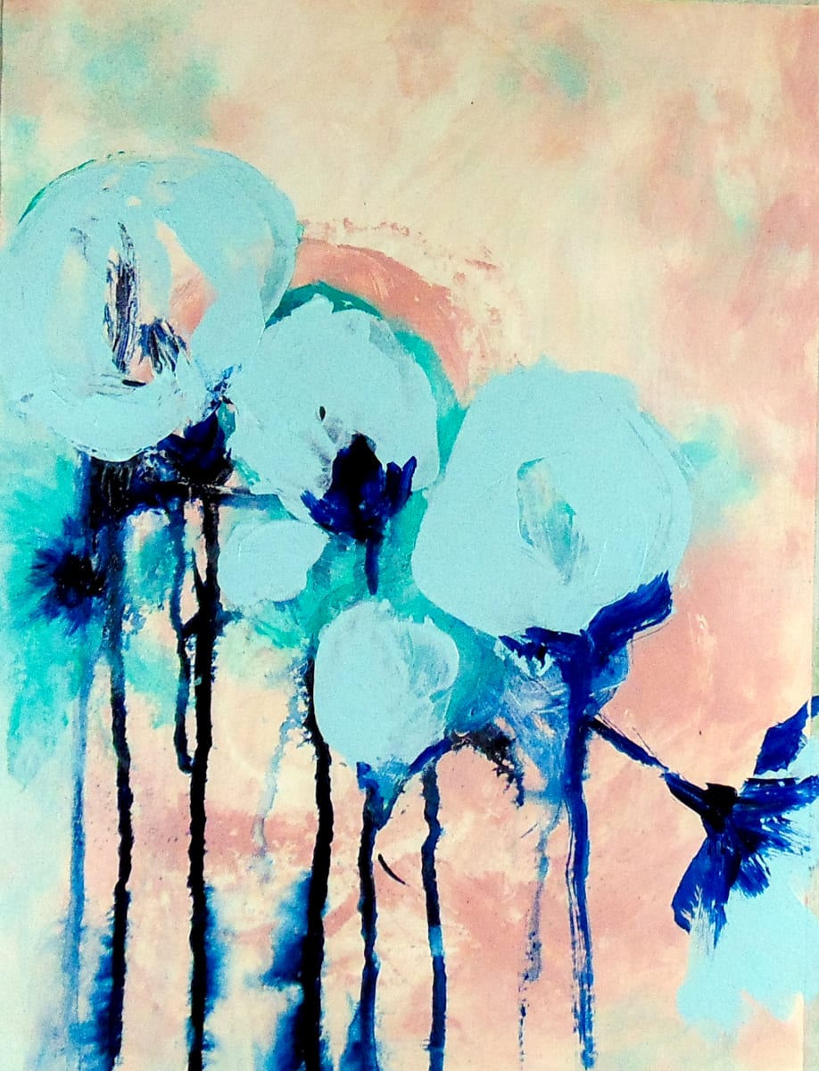 Garden Whimsy Blossoms by Patty DelValle  Image: Featured in ArtFolio 2022