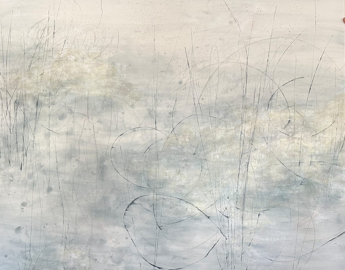 The Grasses, 2023, Acrylic on canvas, 48 x 60 inches by Juanita 