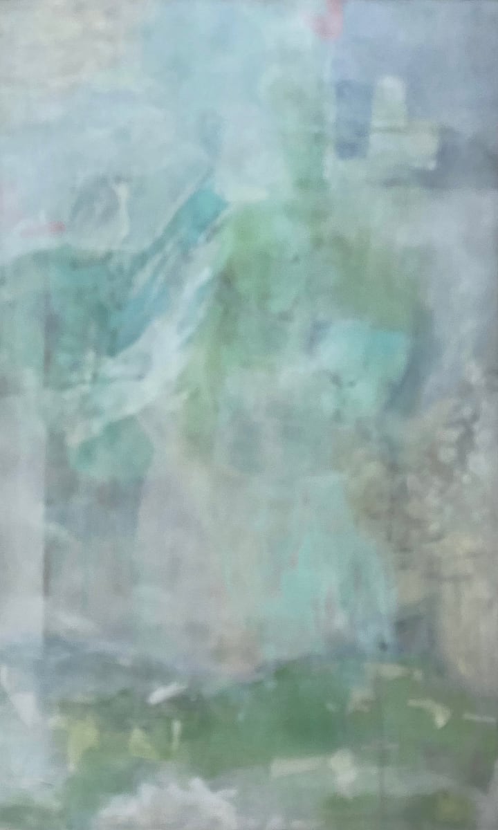 1c - Tropical vision 3, 2019, Acrylic on canvas, 48 x 30 inches by Juanita 