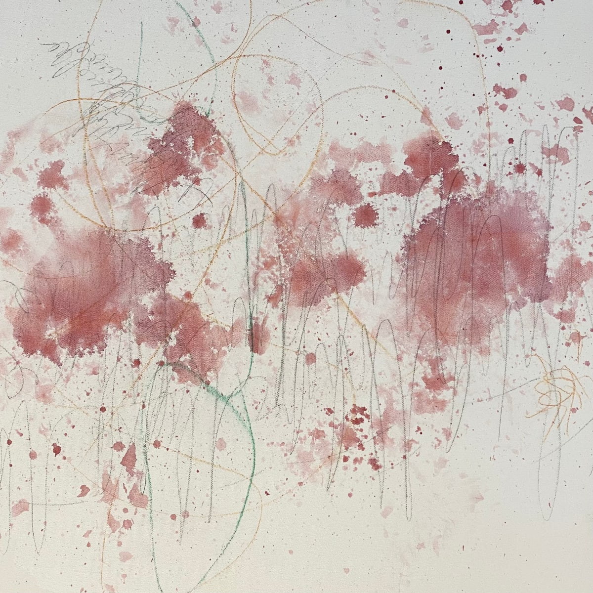 Juanita Bellavance, Variation 22: Cadenza/improv 4, From Variations on a theme portfolio, Acrylic on canvas, 24 x 24 inches 