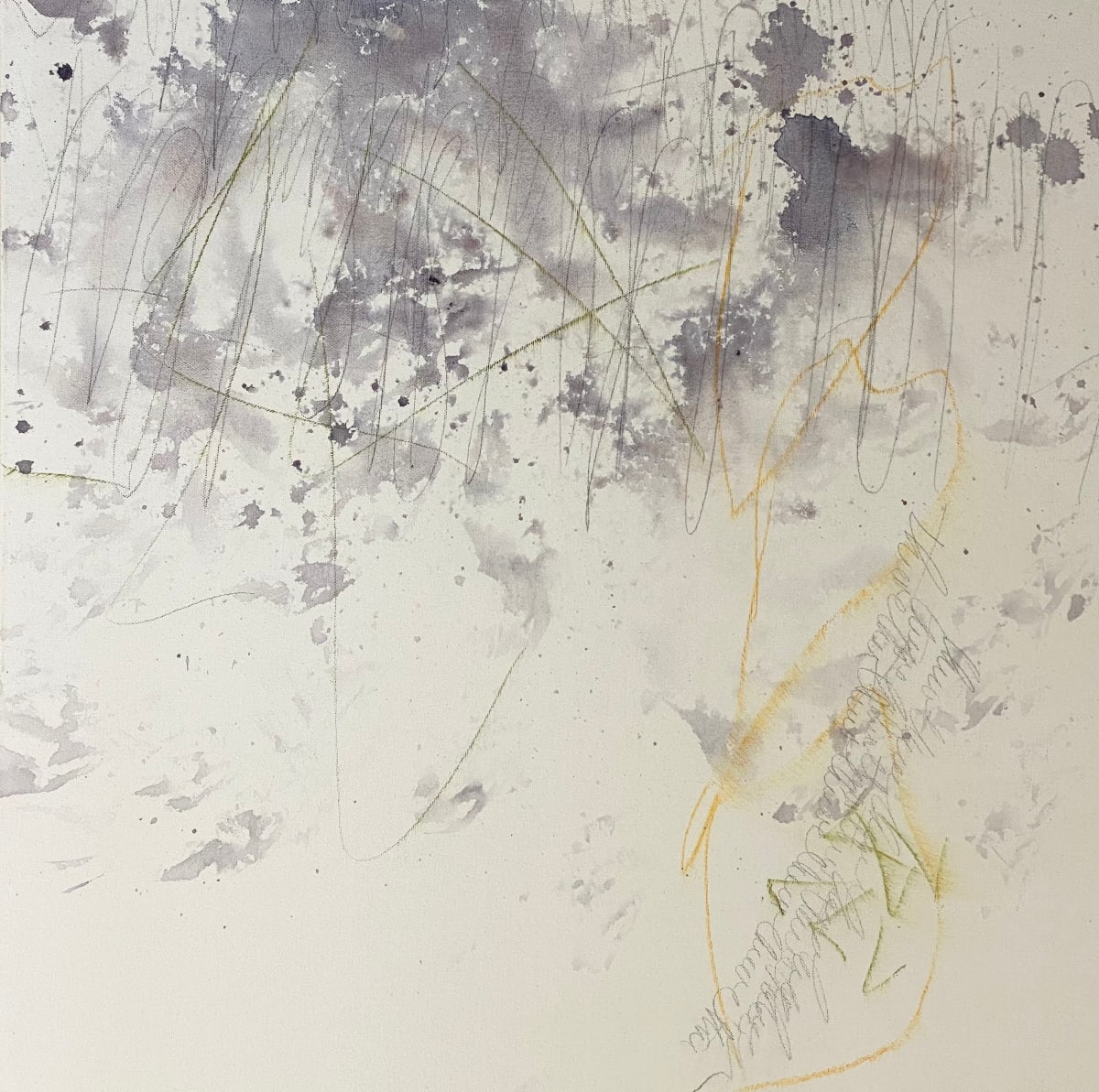 Juanita Bellavance, Variation 21: Cadenza/improv 3, From Variations on a theme portfolio, Acrylic on canvas, 24 x 24 inches 