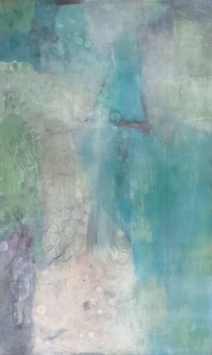 1c - Tropical vision 4, 2019, Acrylic on canvas, 48 x 30 inches 