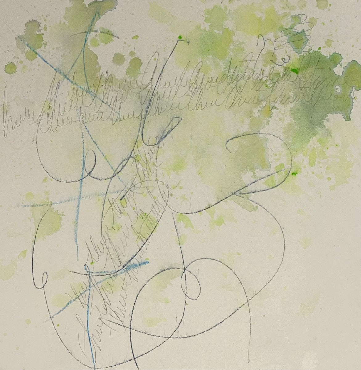 Juanita Bellavance, Variation 24: Cadenza/improv 6, From Variations on a theme portfolio, Acrylic on canvas, 24 x 24 inches 