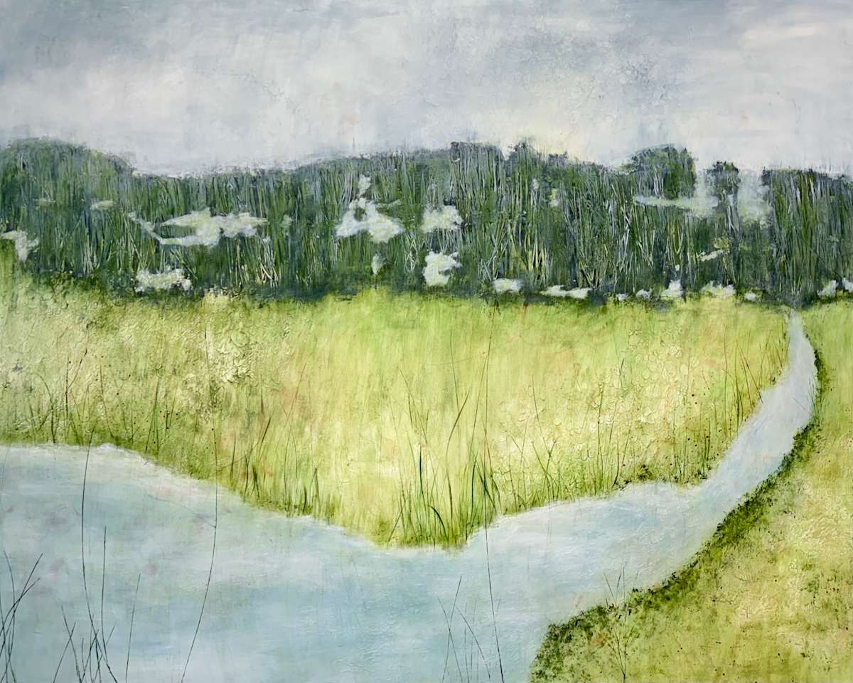 The Land 5, 2024, Acrylic on canvas, 48 x 60 inches by Juanita 