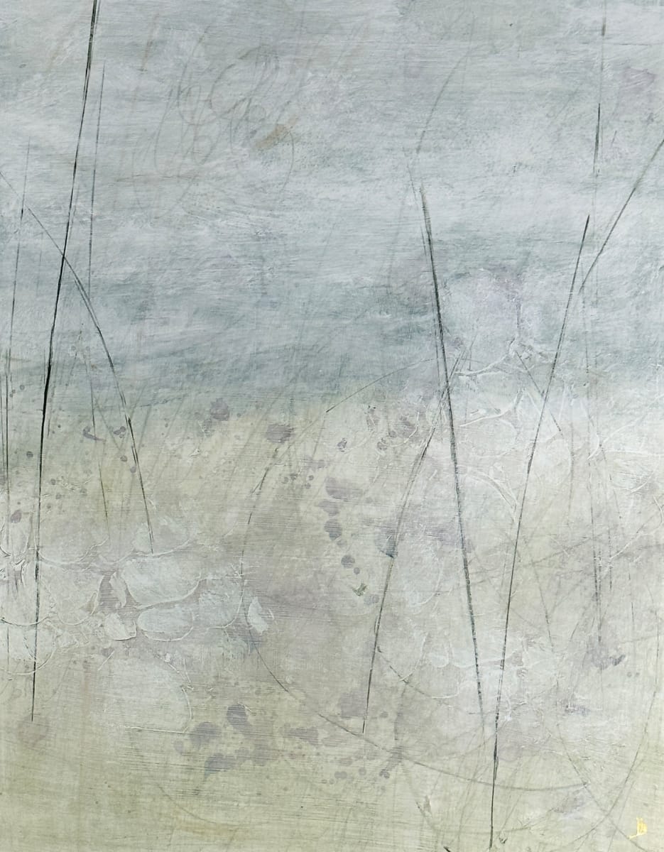 Tranquil Waters 1, 2023, Acrylic on paper, 14 x 11 inches by Juanita 