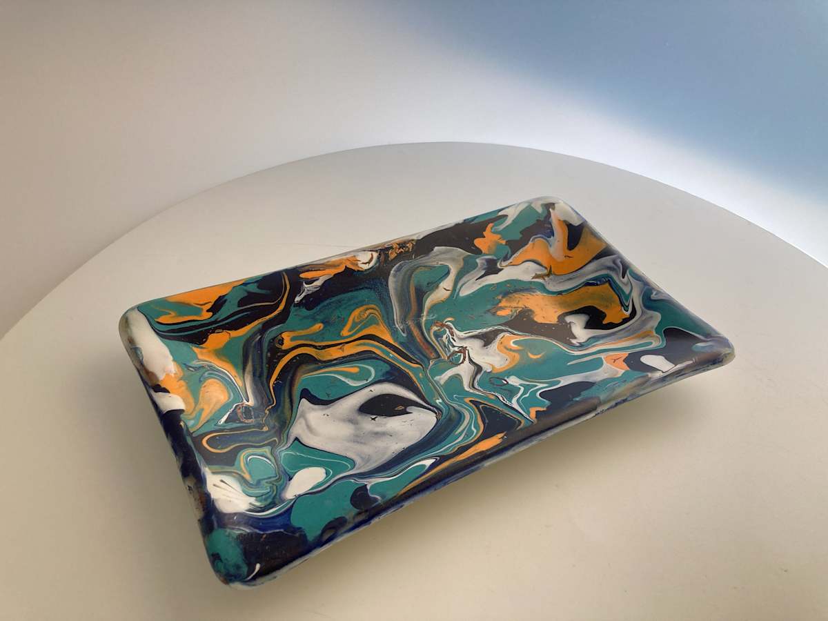 Blue Marble DIsh by Shayna Heller, Image 3.