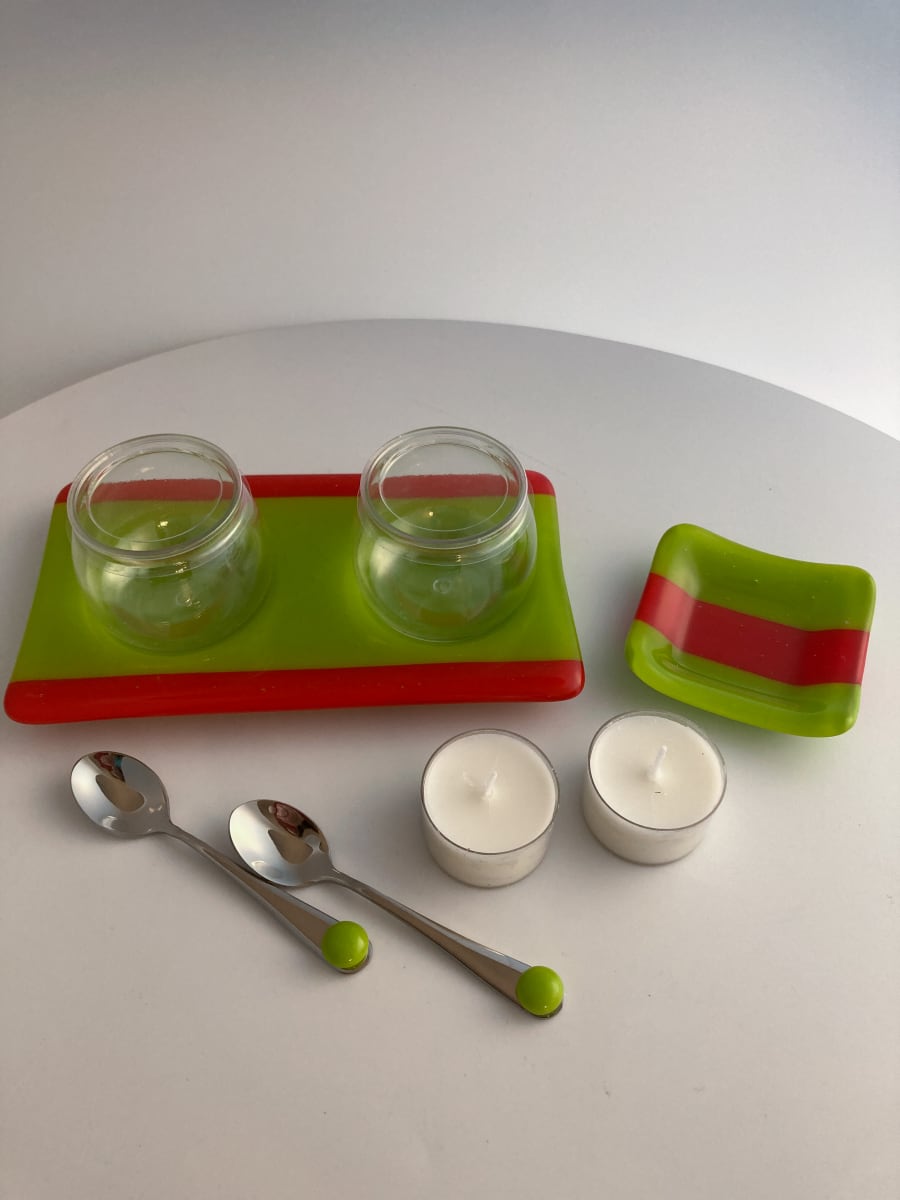 Tea Light Holder or Condiment Dish #7 by Shayna Heller 