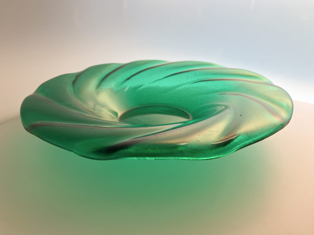 Emerald Swirl by Shayna Heller 