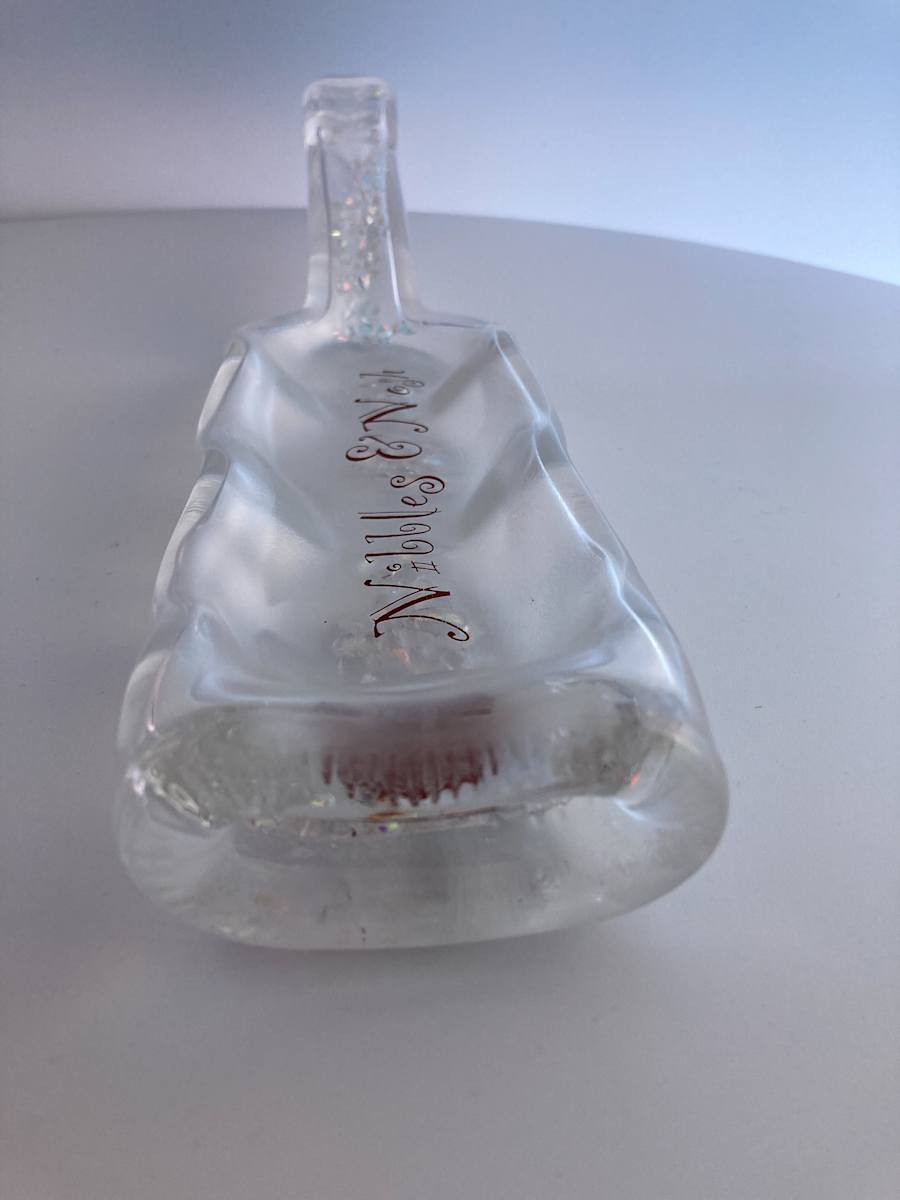 Upcycled Melted Wine Bottle #1, Image 3.
