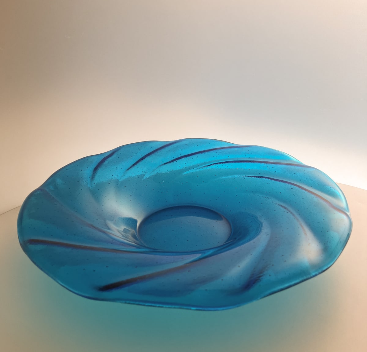 Blue Sky Swirl by Shayna Heller 