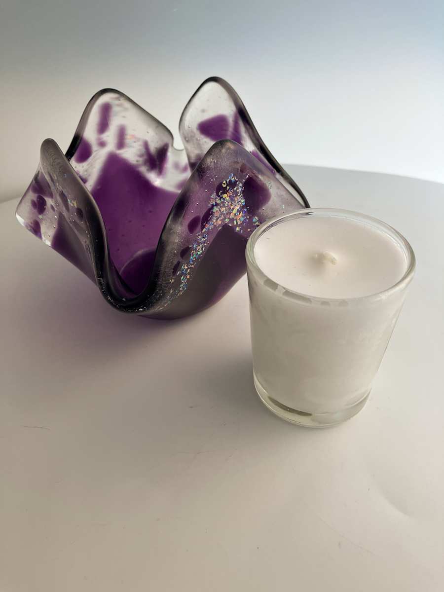 Votive Candle - Custom Purple by Shayna Heller, Image 1.