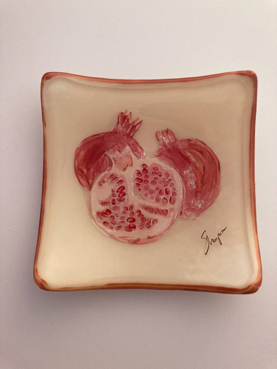 Small Dish - 3 Poms #80, Image 4.