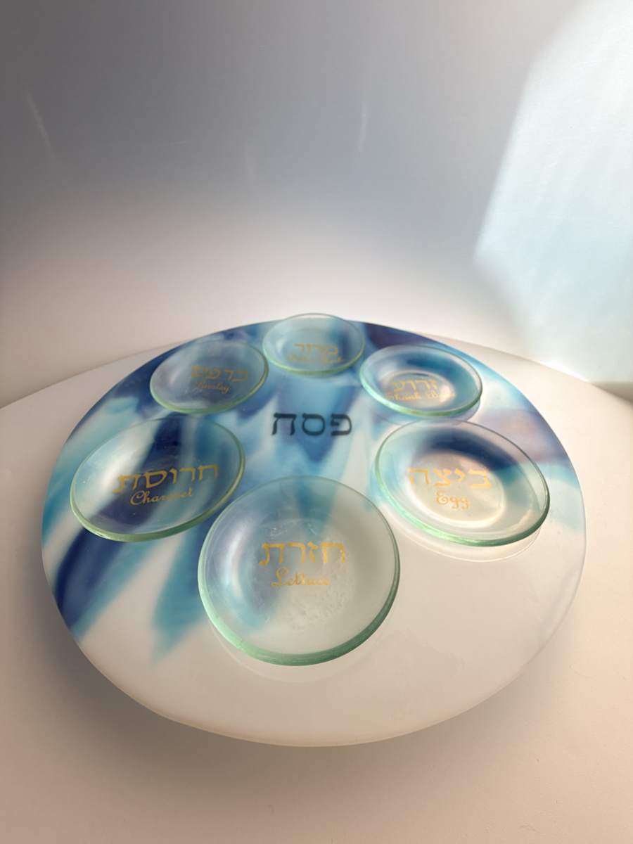Seder Plate - Cascades by Shayna Heller 