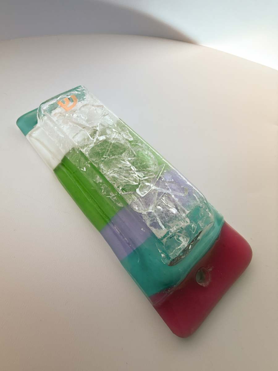 Custom Wedding Mezuzah - Jaffe by Shayna Heller, Image 1.
